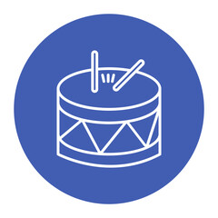 Sticker - Drum Icon