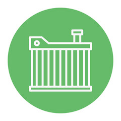 Wall Mural - Radiator Icon