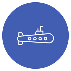 Sticker - Army Submarine Icon