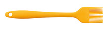 Silicone Or Rubber Brush For Greasing Baked Goods With Oil Or Egg On A White Background. Silicone Cooking Brush Isolate