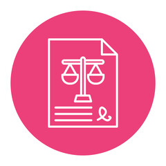 Poster - Legal Documents Icon