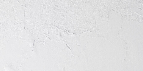 Crack concrete white wall or Cement wall background. Cracked concrete texture background Abstract concept. crack white wall texture, background and texture of white concrete wall.	