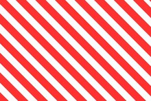 Red And White Striped Background. Warning Red And White Stripes. 
