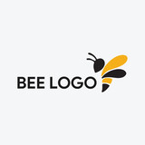 Fototapeta Pokój dzieciecy - honey bee logo design vector
