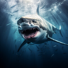 Canvas Print - great shark