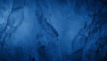 Wall Mural - abstract blue background toned monochrome stone rock texture background web banner wide dark blue rough surface background with space for design panoramic