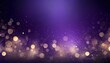 low light on dark purple blurred background magical decoration