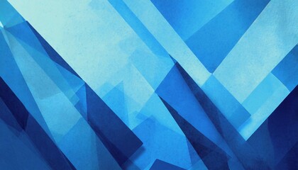 Wall Mural - abstract light blue background with old texture and layers of dark blue triangle and geometric shapes in random modern pattern graphic art design