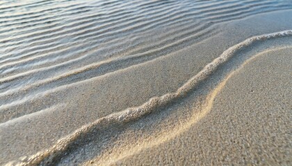 Wall Mural - abstract background of sandy sea on the beach wave sand texture