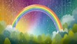 rainbow on background effect after rain abstract rainbow background overlays colorful rainbows