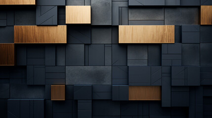 Leinwandbilder - Abstract Shapes and Textures in Urban Architecture Background