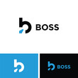 © kusumai - Initial B with tie, Boss logo design