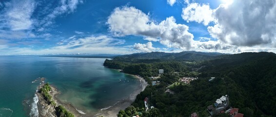 Wall Mural - Pristine Beaches and Breathtaking Wildlife: Exploring the Natural Wonders of Punta Leona, Costa Rica.