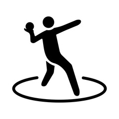 Poster - Shot Put Icon