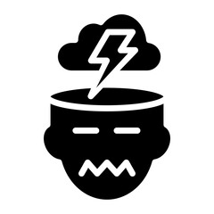 Sticker - Anxiety Icon