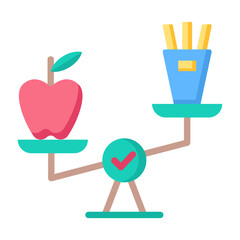 Sticker - Mindful Eating Icon