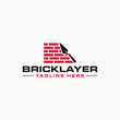 © Locho99 - logo design template for bricklayer service