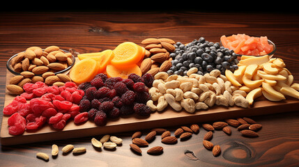 Poster - fruit and nuts