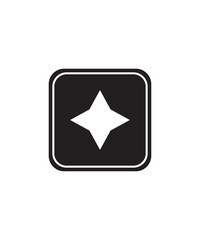 star button icon, vector best flat icon.