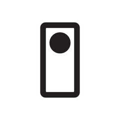 Sticker - switch icon vector