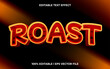 © Hael.IDN - Roast 3d text effect, editable text for template headline