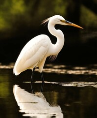 white egret,Egret bird lines,Egret painting,White egret home decoration picture,white bird drawing