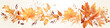 Elegant sophisticated autumn simple banner for online shop