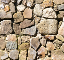 Sticker - Stone bricks on the wall as an abstract background. Texture