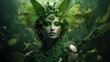 © ds17 - Young beautiful girl dressed as a forest fairy