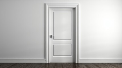 Contemporary PVC door showcased against a white background