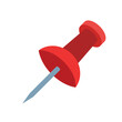 © valvectors - Pushpin symbol sign vector illustration thumbtack drawing