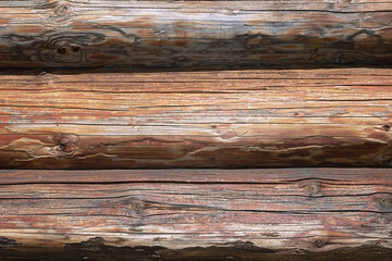 Wall Mural - background of old wooden beams