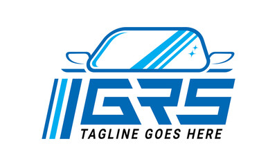 Wall Mural - Initial letter GRS automotive windscreen repair logo