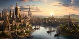 Fototapeta Nowy Jork - Historic European Capital Panorama