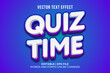 © abdularis - Editable quiz time text effect