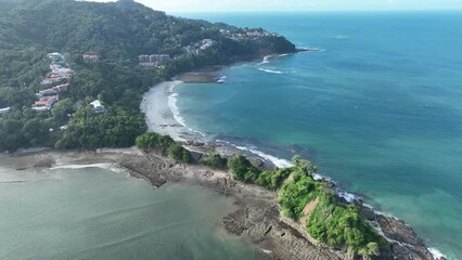 Wall Mural - Pristine Beaches and Breathtaking Wildlife: Exploring the Natural Wonders of Punta Leona, Costa Rica.