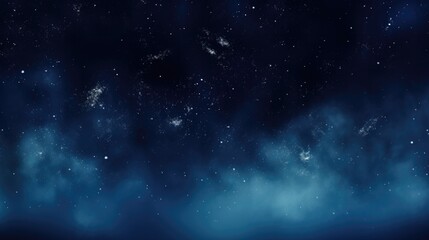 Wall Mural - panorama space scene with stars in the galaxy