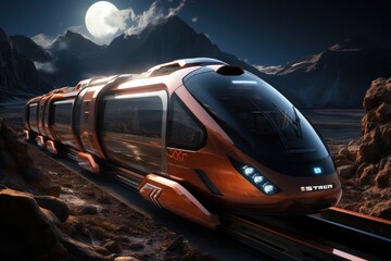 Future of travel, space tourism train