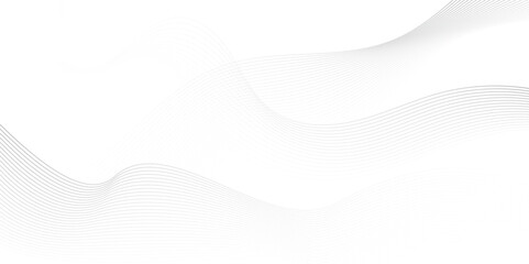 Abstract grey smooth element swoosh speed wave modern stream background. Wave grey lines created using blend tool. Abstract frequency sound wave lines and twisted curve lines background.