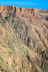 Wall Mural - The Asir Mountains from the Habala (Al-Habalah) viewpoint, one of the most popular travel destination in Saudi Arabia.