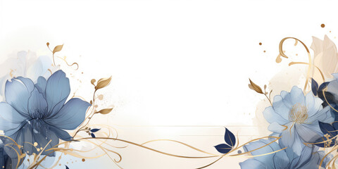 Wall Mural - Abstract Sapphire color background. VIP Invitation, wedding and celebration card.