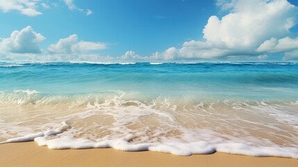 Wall Mural - Beach ocean landscape UHD wallpaper