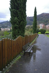 Poster - bench in the park