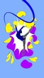 © master1305 - Elegant young girl, rhythmic gymnast dance, performing with ribbon over colorful background. Contemporary art collage. Concept of professional sport, competition, beauty and grace. Creative poster