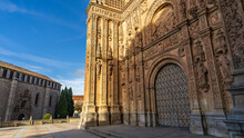 Convent Of San Esteban In The City Of Salamanca, In Castilla Y Leon, Spain.