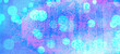 Blue widescreen bokeh background for seasonal, holidays, celebrations and various design works