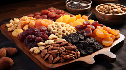 Poster - dried fruits and nuts