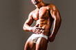 © Volodymyr - Sexy male underwear. Men underwear body. Sexy model in underwear. Underpants concept. Muscular male model in underwear. Male chest. Chest muscles. Muscled male torso with abs. Muscular sexy body.