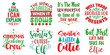 © David - Merry Christmas and Happy Holiday Quotes Collection Christmas Vector Illustration for Sticker, Packaging, Logo