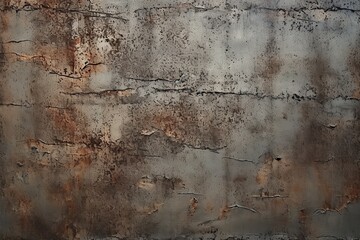 Wall Mural - Old rusty metal wall texture background. Abstract grunge background for design